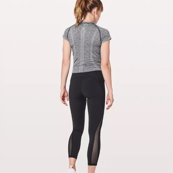 LULULEMON train times 7/8 legging black size 4 - Picture 1 of 8